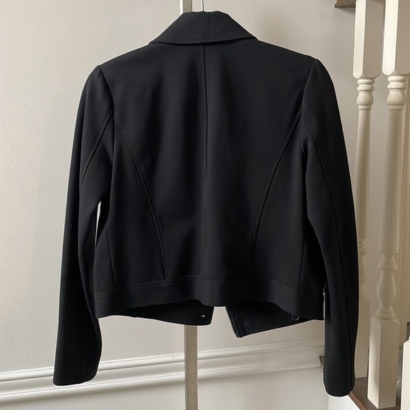 Simons Icōne black zip moto jacket sz S - Picture 2 of 5